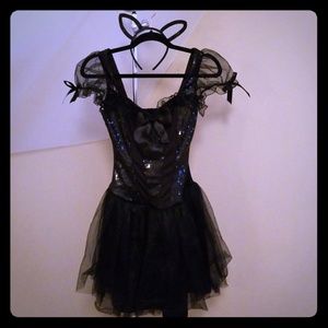 Black tulle Dress Costume